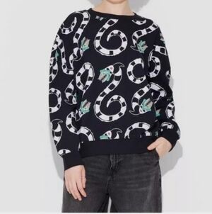 Licensed Beetlejuice Pullover Crewneck Sandworm Sweatshirt